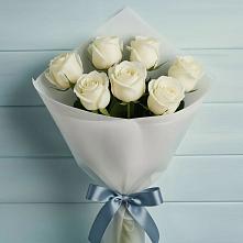 7 Белых роз Эдлесс Лав в Туле Букет 7 Белых роз Эдлесс Лав в Туле