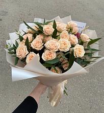 Букет Кремовые розы Латте в Туле