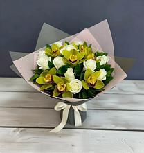 Букет цветов из:  Орхидеи и Розы #REPLACE_PRED# Туле